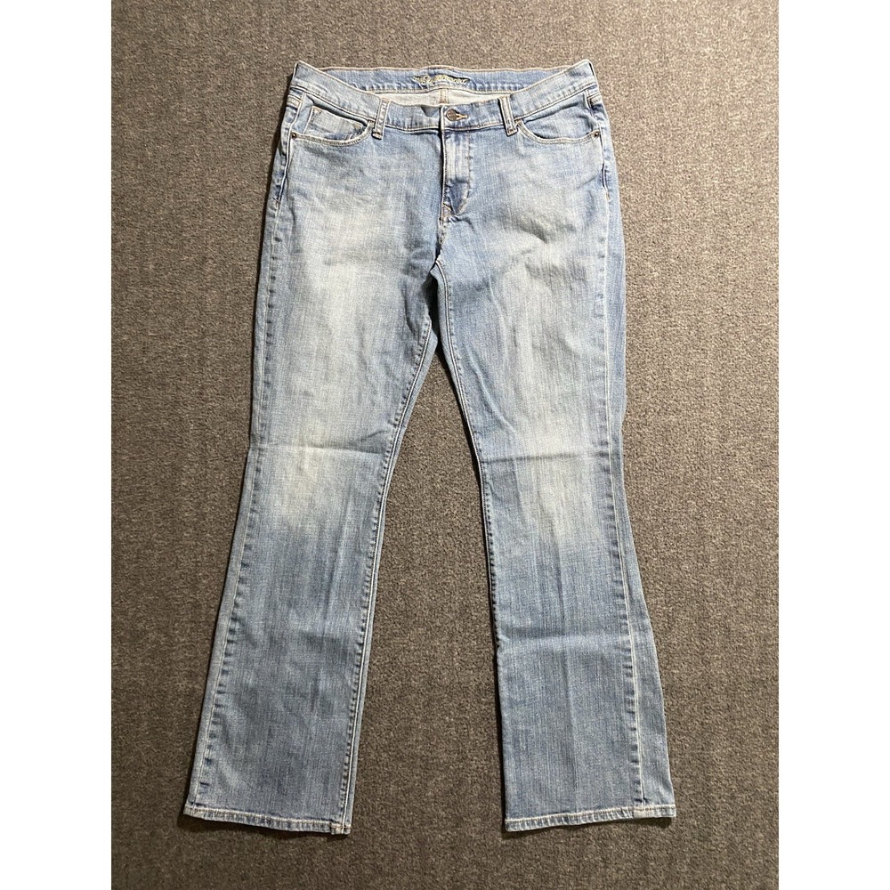 Old Navy Women's Jeans Sweetheart Straight Leg Blue Denim Size 12 Long